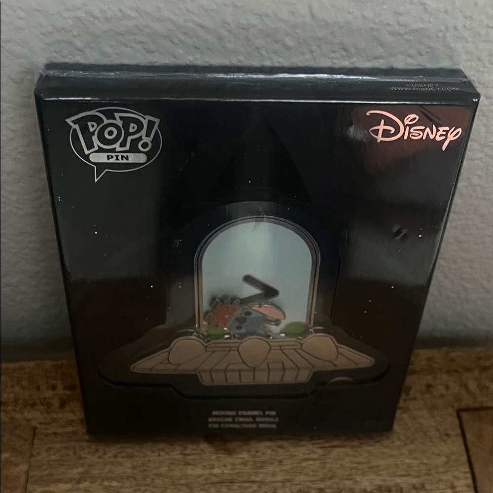 Disney Pop! Pin with Blue and Pink Stitch